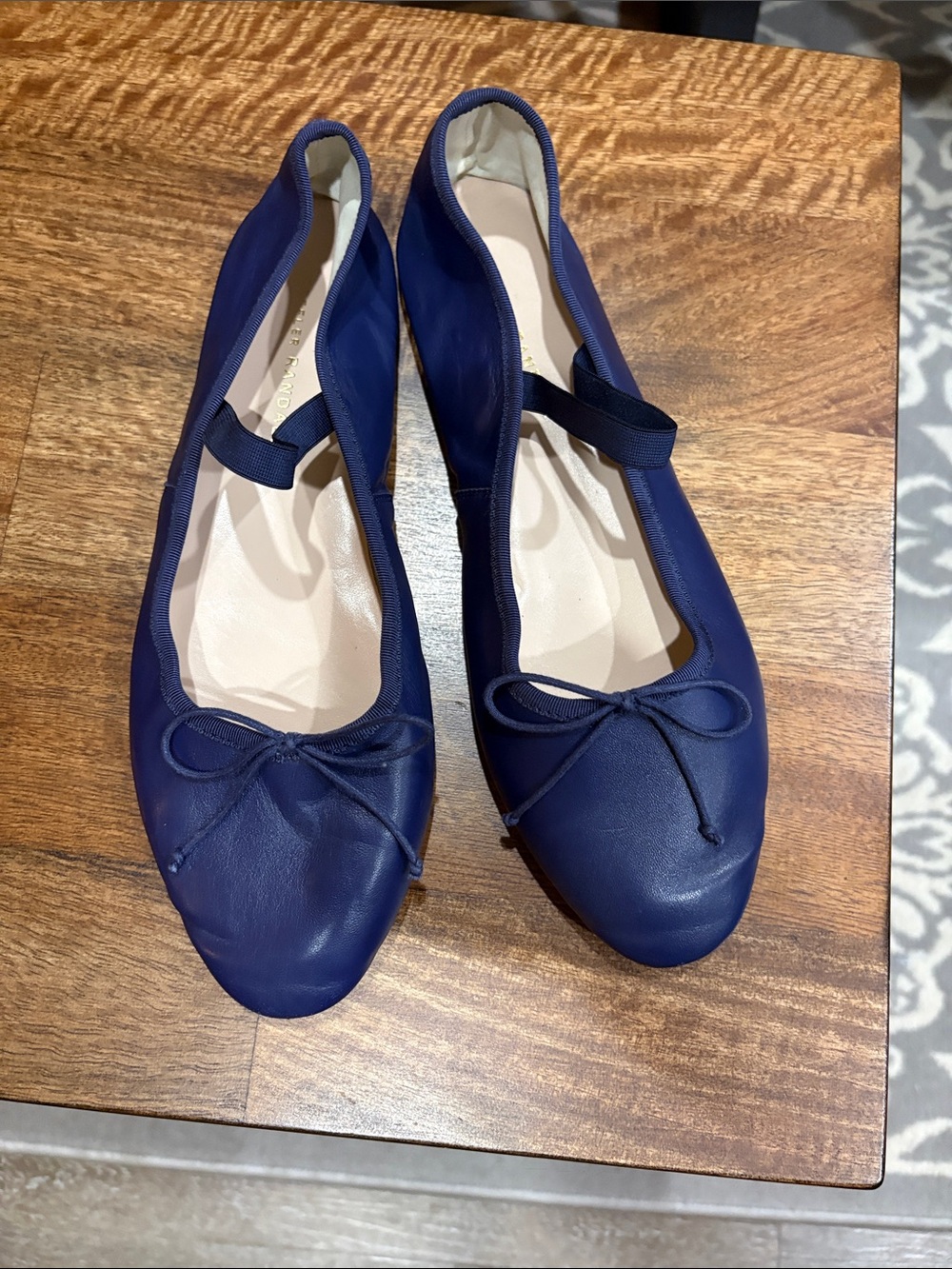 Loeffler Randall Blue Ballet Flats size 10